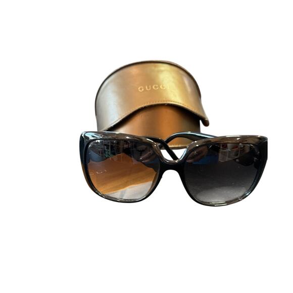Gucci Silver Double G Sunglasses with Gucci Case & Cleaning Cloth*59|17|130 - Picture 1 of 5